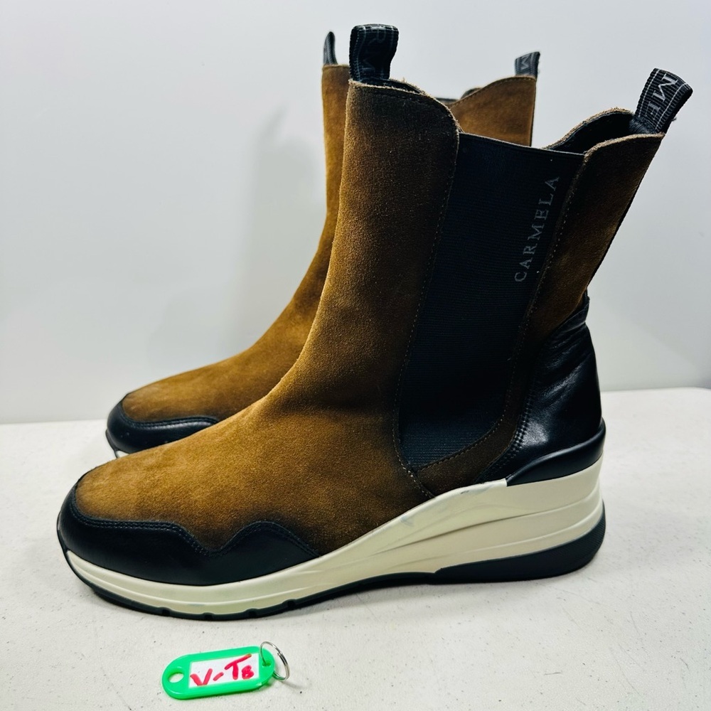 Carmela Brown and Black Ankle Boots size 41-10